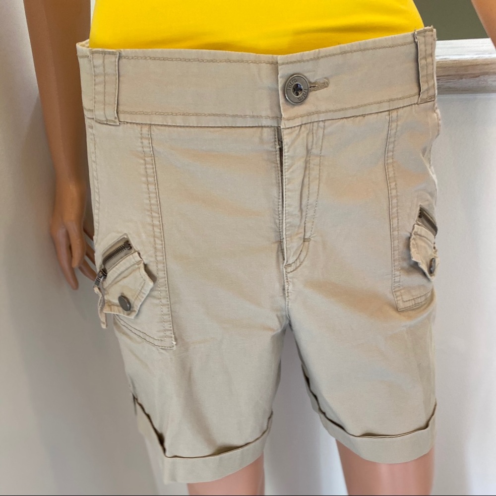 Intro Khaki Bermuda Shorts - image 3